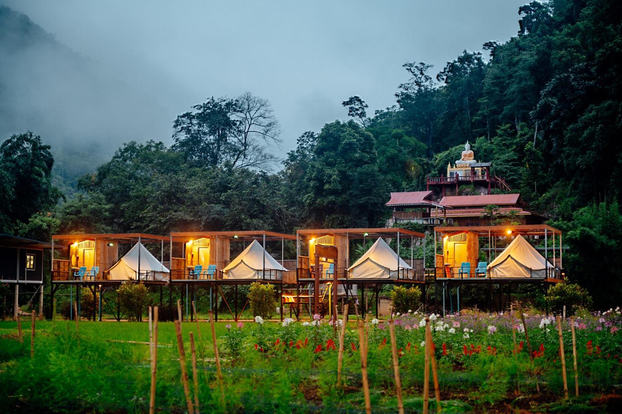 Hotel เนเจอร์วัลเล่ย์แคมป์ ปางมะผ้า Exteriér fotografie