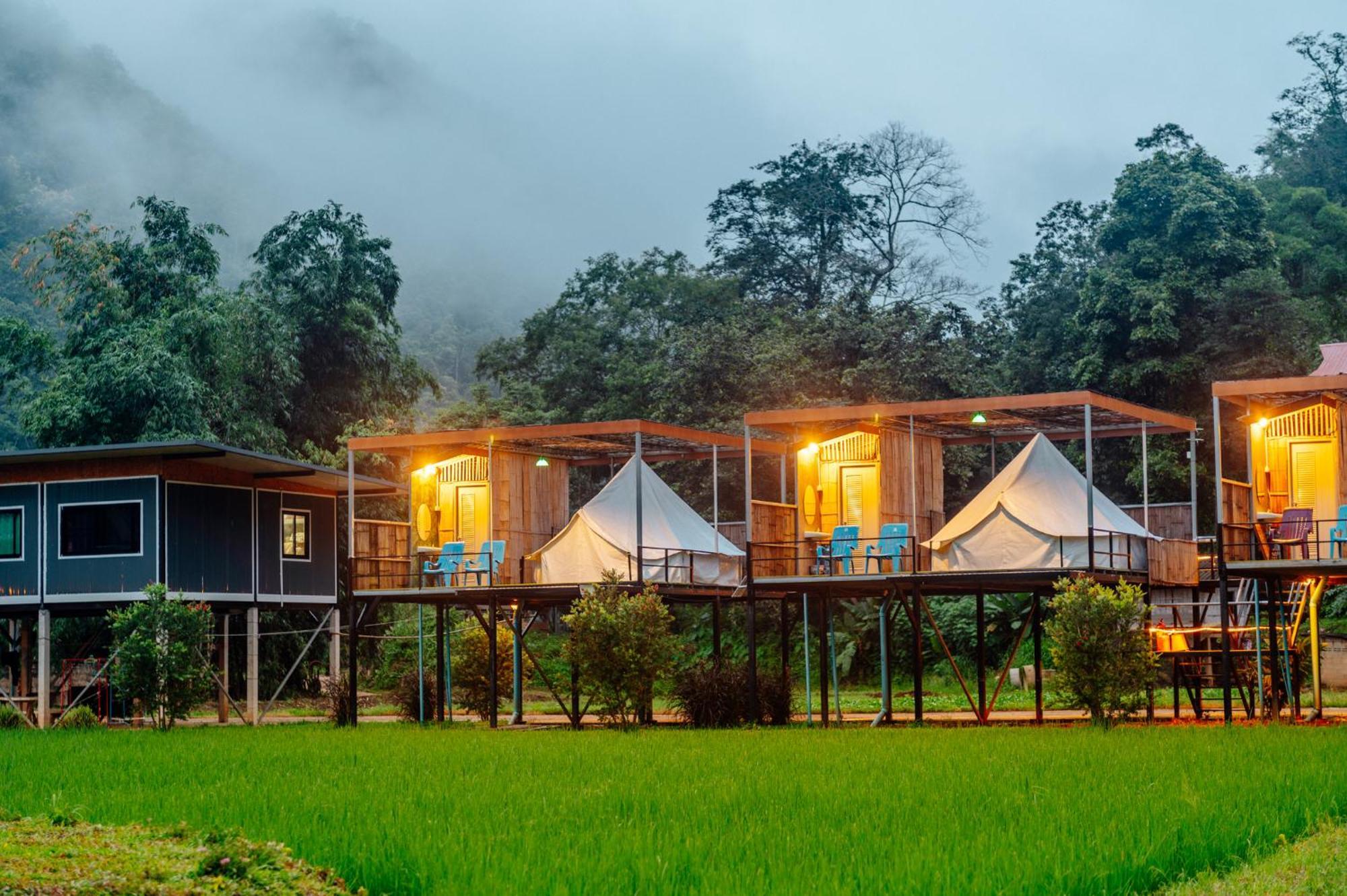 Hotel เนเจอร์วัลเล่ย์แคมป์ ปางมะผ้า Exteriér fotografie